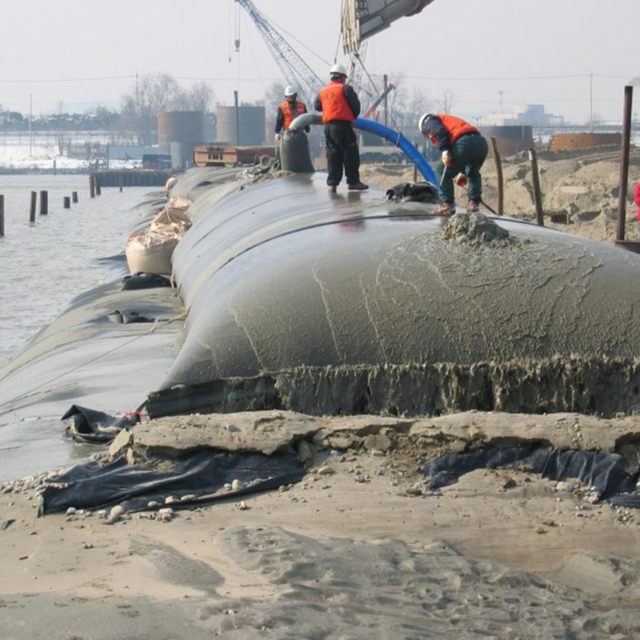 Sludge dewatering bag tube woven geotextile geotube