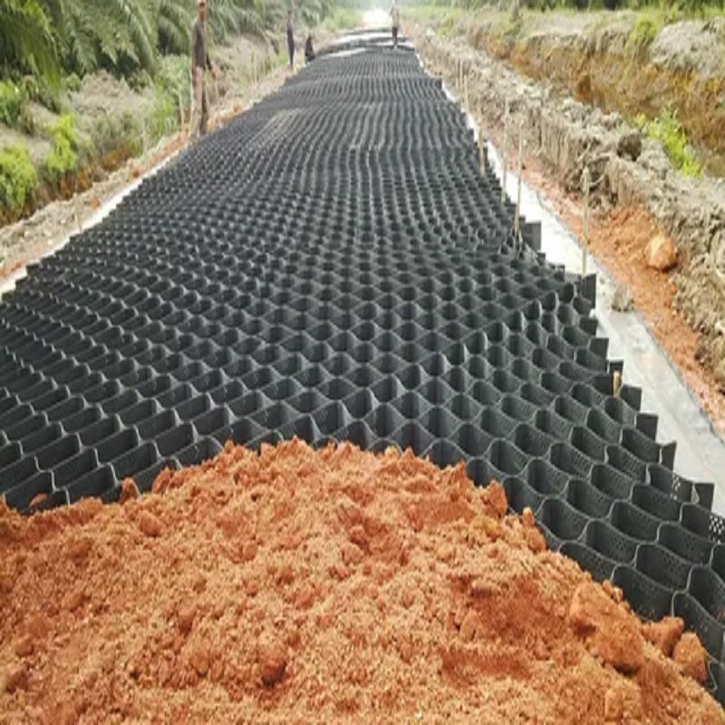 high quality 10cm height hdpe geocell for road construction