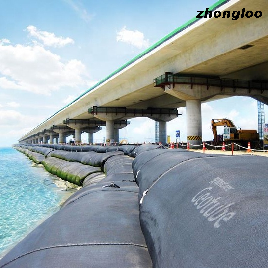 Dewatering Geotextile Geo Tubes Dredging And Remediation Geotube
