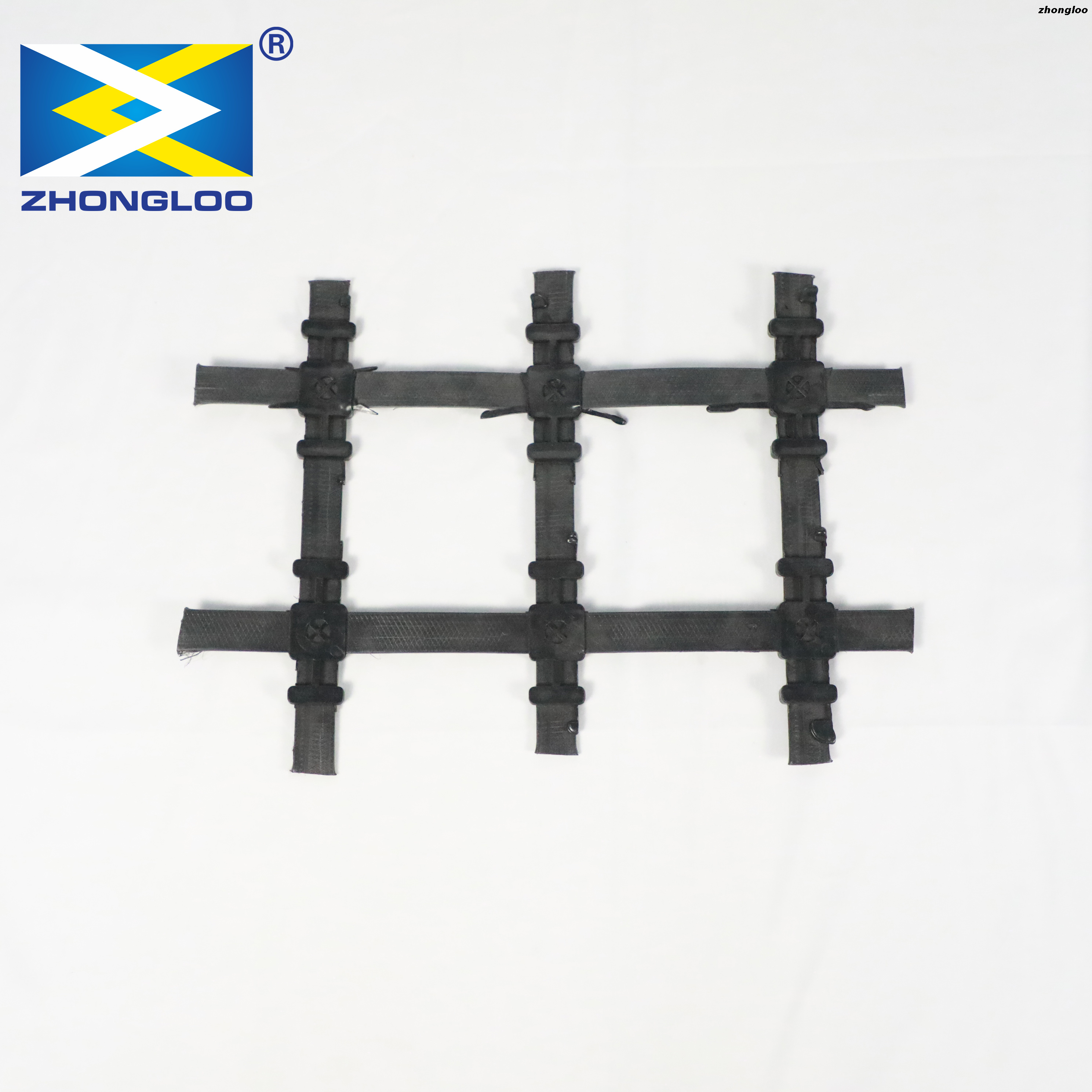 High Quality Plastic Convex Node Biaxial Geogrid For Road Railway Highway