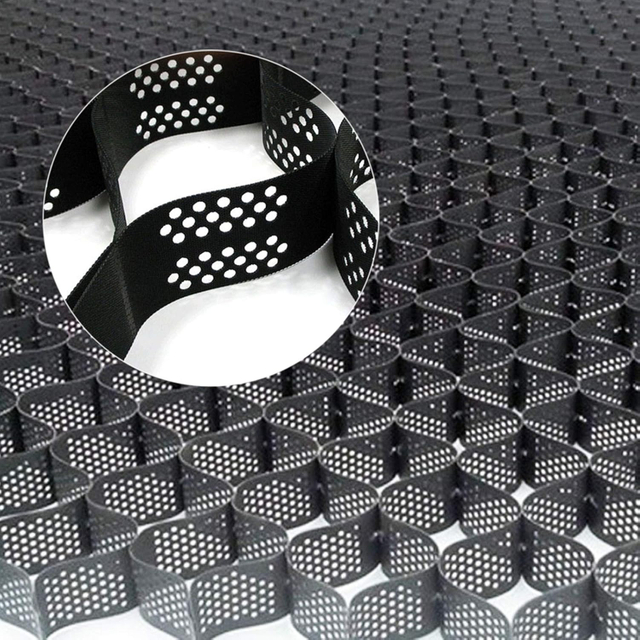 Professional High Quality Heavy Duty HDPE Geocell for River Road Driveway Retaining Walls and Road Construction Grass Protection