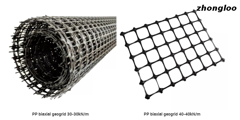 Civil Engineering Geo Grid Ground Grid Plastic Geogrid Geosynthetic Reinforcement Road Grid 40kn/m