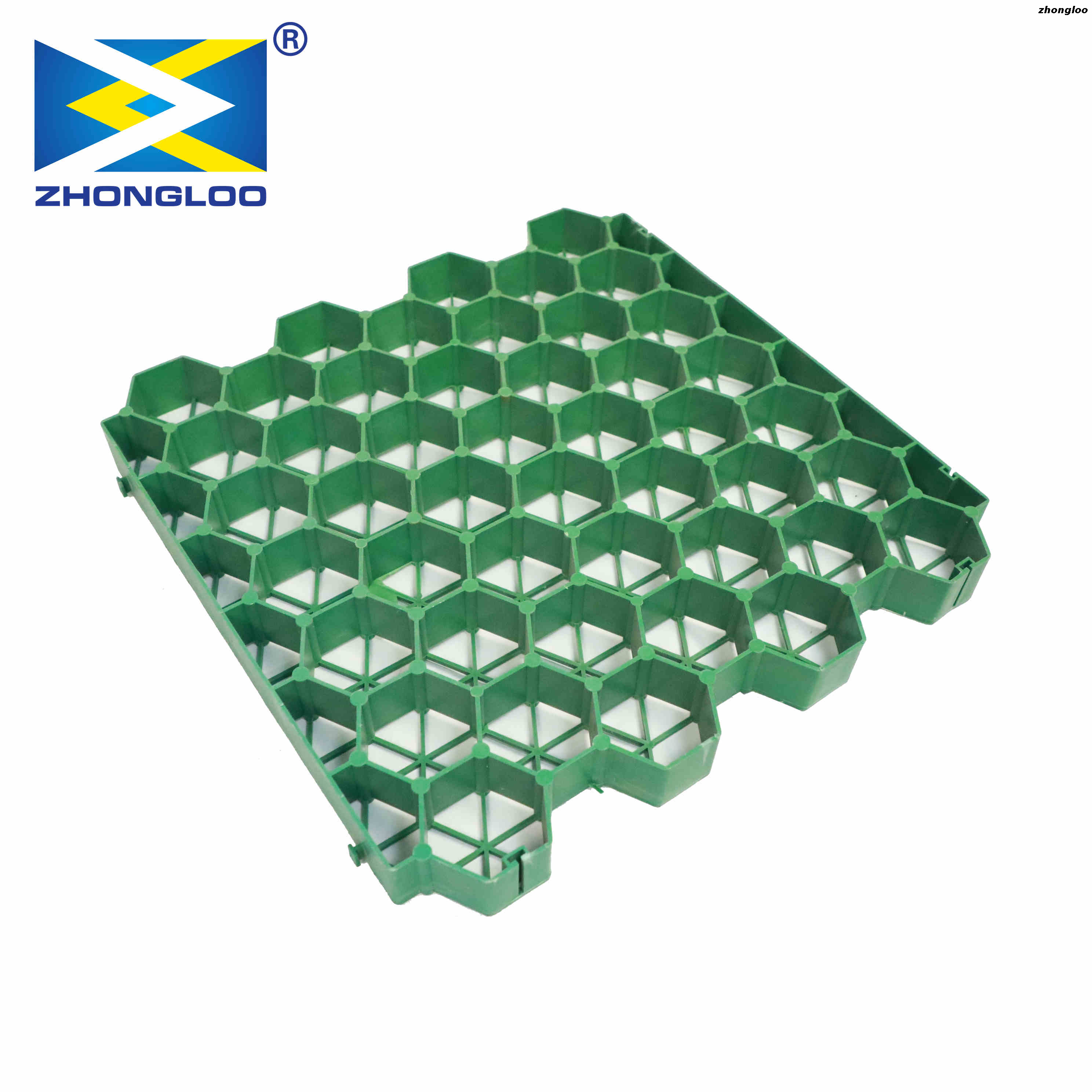 Heavy Duty HDPE Grass Reinforcement Grids for Green Parking Areas, Emergency Access Roads, and Landscape Turf Protection Projects