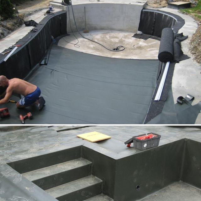 Hot Selling High-Strength Anti-Seepage LDPE LLDPE HDPE Smooth Surface Geomembrane Roll for Aquaculture Ponds