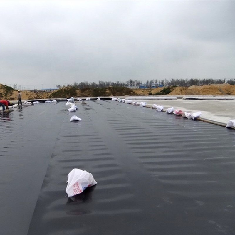 HDPE Black Geomembrane 2mm Pond Pool Liner 1mm Waterproof Plastic for Dam Liners 0.5mm 500 Microns Fish Pond Liner