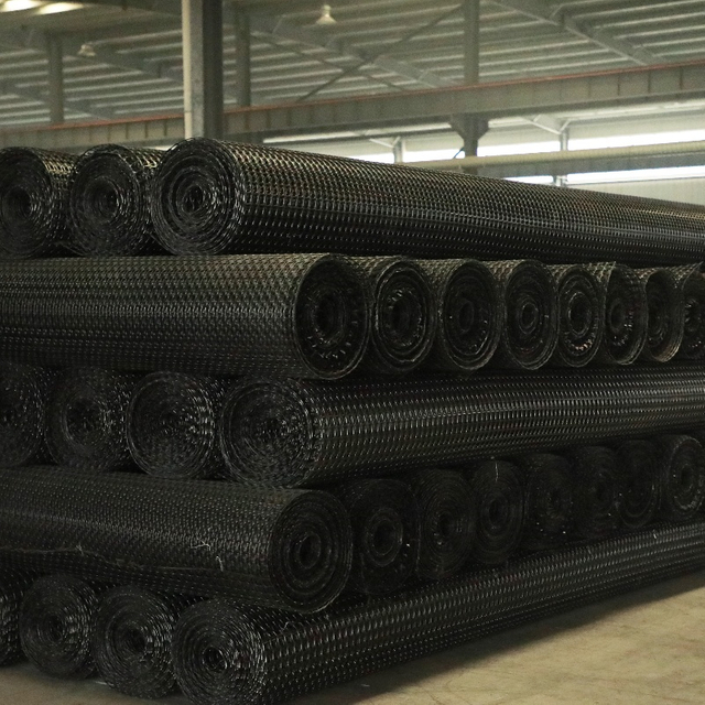 Pp Biaxial Uniaxial Geogrid Biaxial Polypropylene Geogrid PP Polypropylene Biaxial Geogrid for Road Base Reinforcement