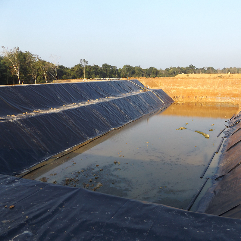 Factory Directly 0.5mm 0.75mm 1.0mm HDPE Geomembrane Waterproof Membrane For Swimming Pool