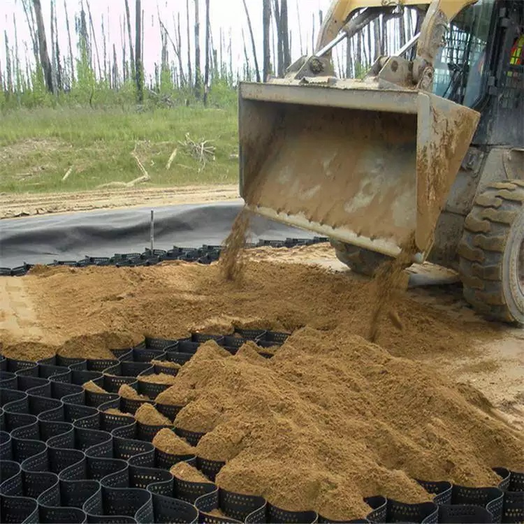 Road Construction Honeycomb Gravel Stabilizer HDPE Geocells for Gravel Driveway Road