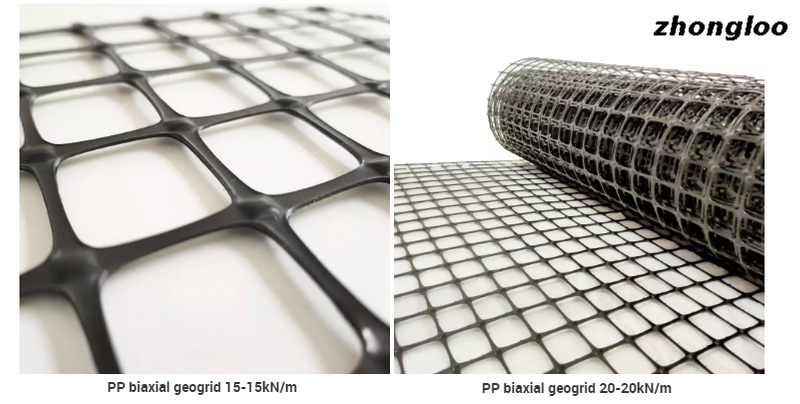 Highest Tensile Strength Plastic PP Biaxial Geogrid