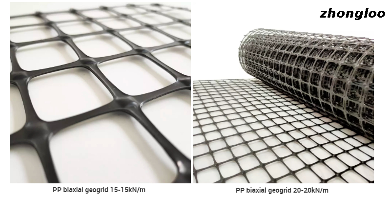 High Tensile Strength Geogrid Plastic Composite Geogrid For Road