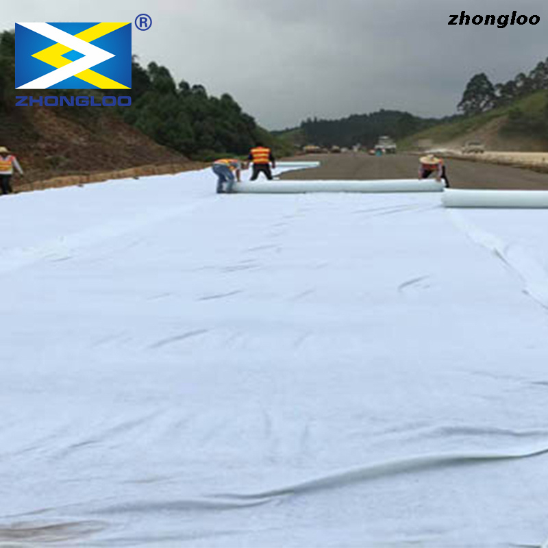 100% Polyester Nonwoven Geotextile & Silt Fence Fabrics Ground Cover Fabrics In Roll