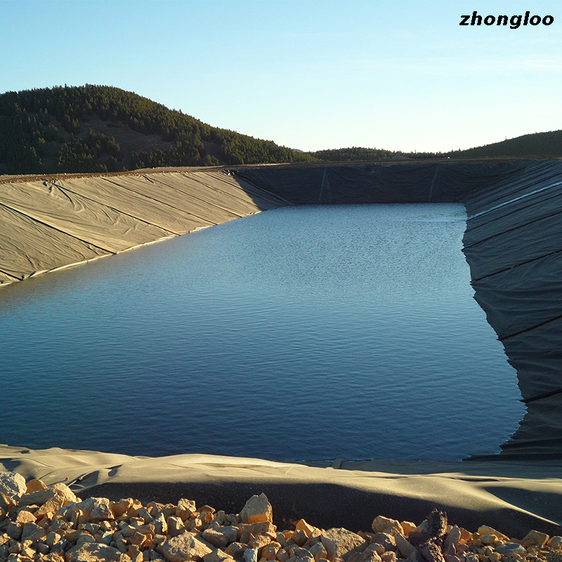 0.2 - 2mm Waterproof HDPE Black Geomembrane Price Dam Reservoir Mining Shirmp Fish Farm Pond Liner
