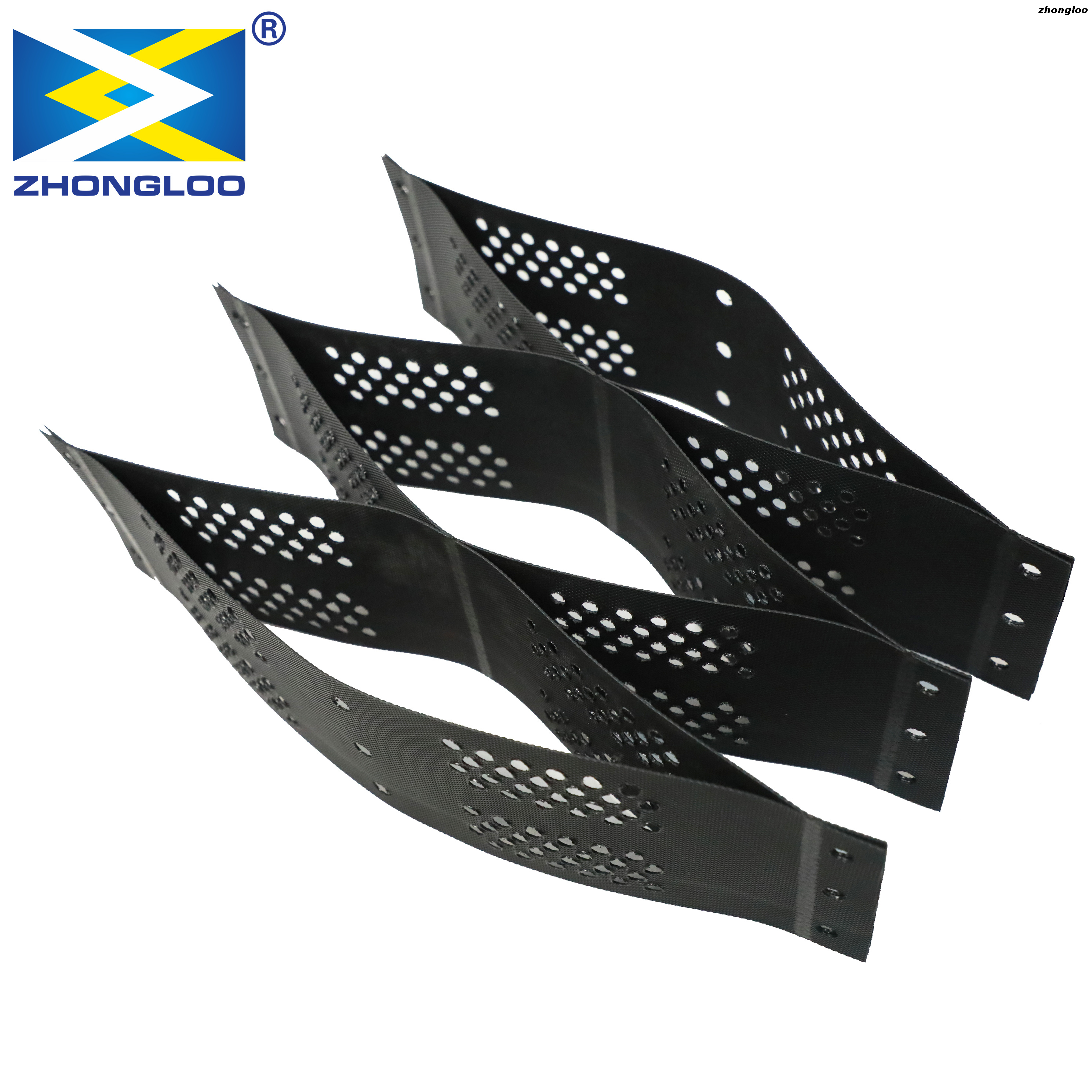 ASTM Standard HDPE Textured/Perforated Geocells for Slope