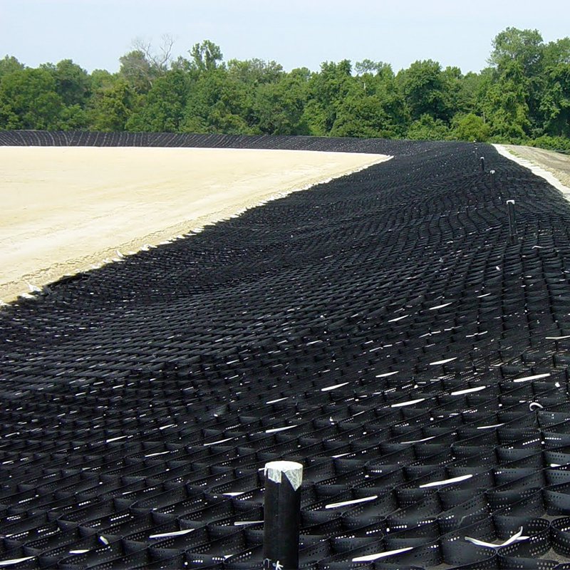 Hot Selling Dam Construction Material Gravel Geocell Price For Road