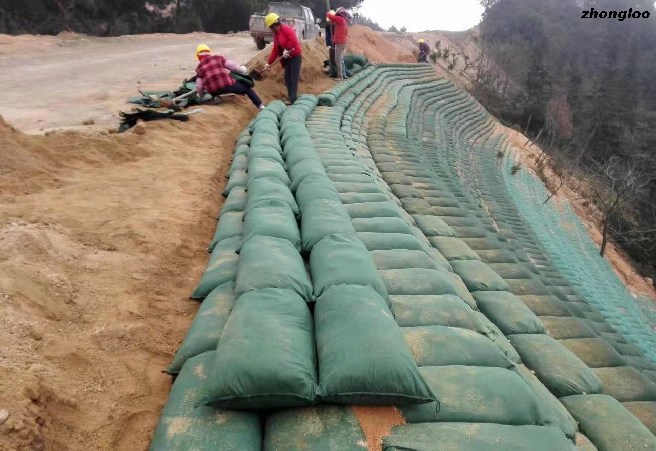 Nonwoven Geobag Geotextile Grow Tube PP Sand Geo Bag for Sand
