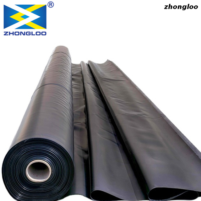 Factory Directly 0.5mm 0.75mm 1.0mm HDPE Geomembrane Waterproof Membrane For Swimming Pool