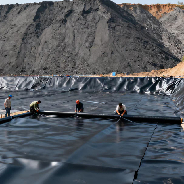 High Strength HDPE Geomembrane Is Suitable for Tailings Storage And Sealing Projects