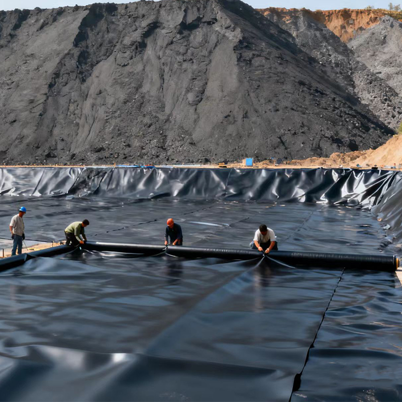 High Strength Impermeable, Puncture Resistant and Aging Resistant HDPE Geomembrane for Tailings Landfill