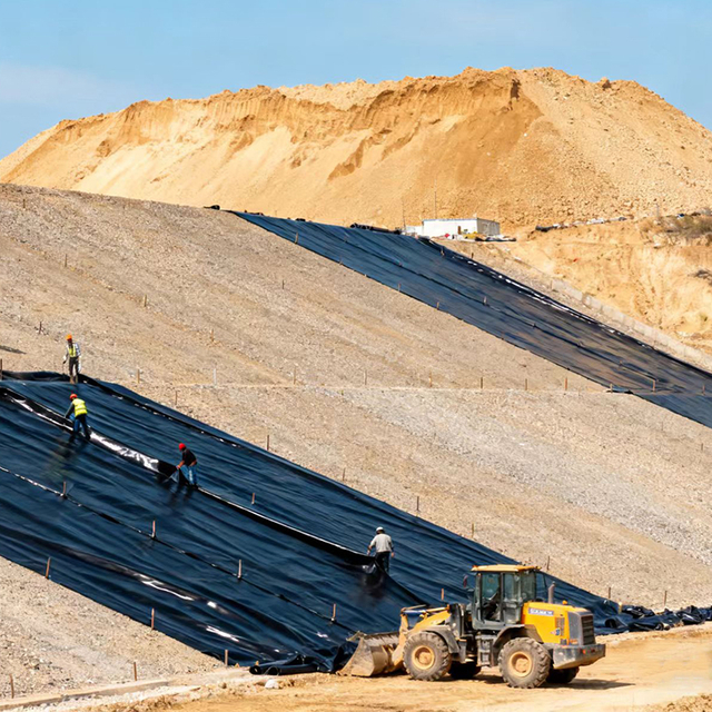 20mil 30mil Waterproof HDPE Geomembrane Aquaculture Cultivation Pond Liners with UV Resistance