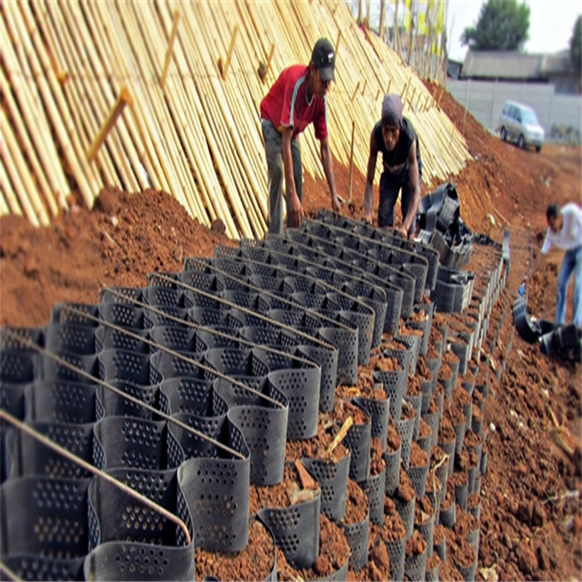 Plastic Gravel Stabilizer Geocells Prices Geocell Gravell Grid Hdpe Geocell For Steep Slopes Retaining Wall Landfill