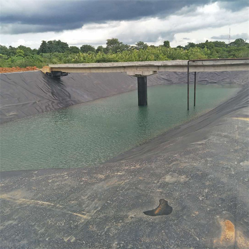 HDPE Black Geomembrane 2mm Pond Pool Liner 1mm Waterproof Plastic for Dam Liners 0.5mm 500 Microns Fish Pond Liner