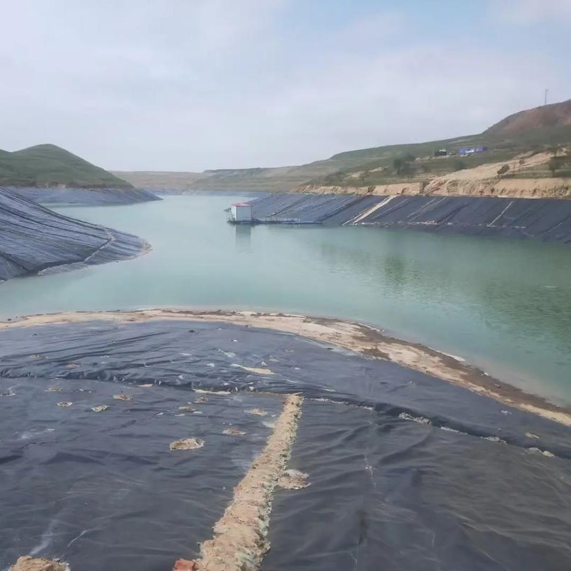 HDPE Waterproof Geomembrane LDPE Geomembrane Polyethylene Geomembrane High Quality Waterproof Aquaculture Pond Liner 1.5mm HDPE Liner Geomembrane