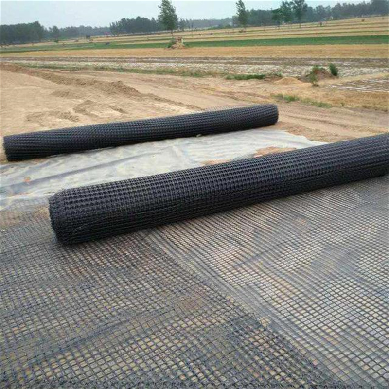 PP Geogrid Biaxial Driveway Geogrid For Retaining Wall Road Pavement Reinforcement