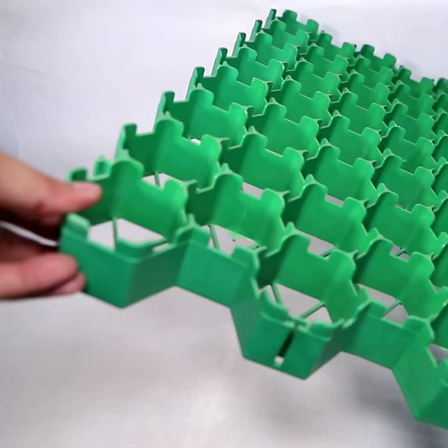Heavy-Duty HDPE Plastic Grass Grid for Ground Reinforcement, Load Support, and Driveway Stabilization