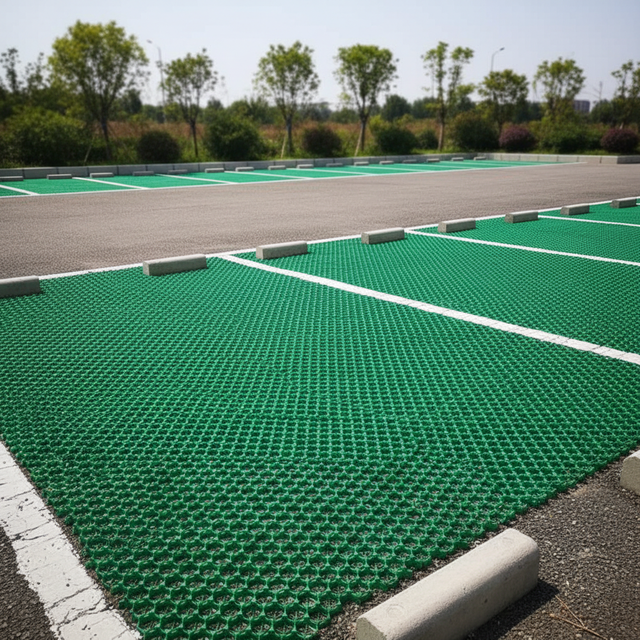 Plastic Driveway Grass Paver Lawn Grid Parking Lot Gravel Grid for Ground Reinforcement