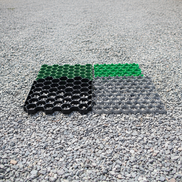 HDPE Plastic Grass Grid for Ground Pavement, Parking Lots, Soil Stabilization, Gravel Pavers And Landscaping