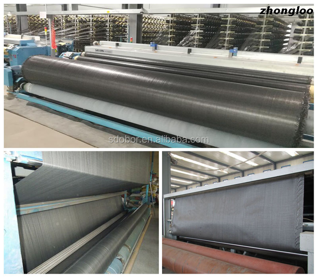 China Factory Supply High Strength PP Woven Geotextile Fabric For Soil Reinforcement