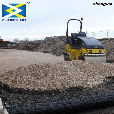 Free Sample High Tensile Basalt Fiber Mesh Geo Grid Fiberglass Geogrid Coated Bitumen 100-100kN/m for Sale