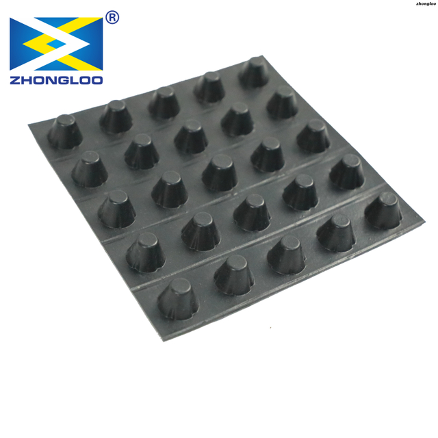 Hdpe Plastic Dimpled Drain Board Dimple Drainage Sheet