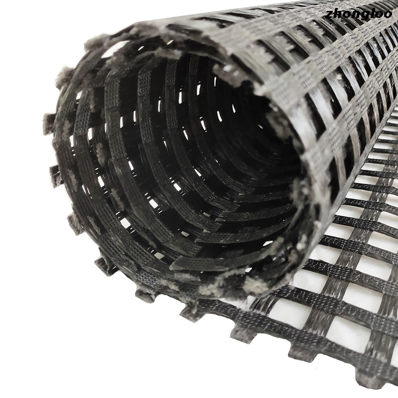 Basal Embankments And Soil Slope Walls Reinforcement High Strength Polyester Geogrid