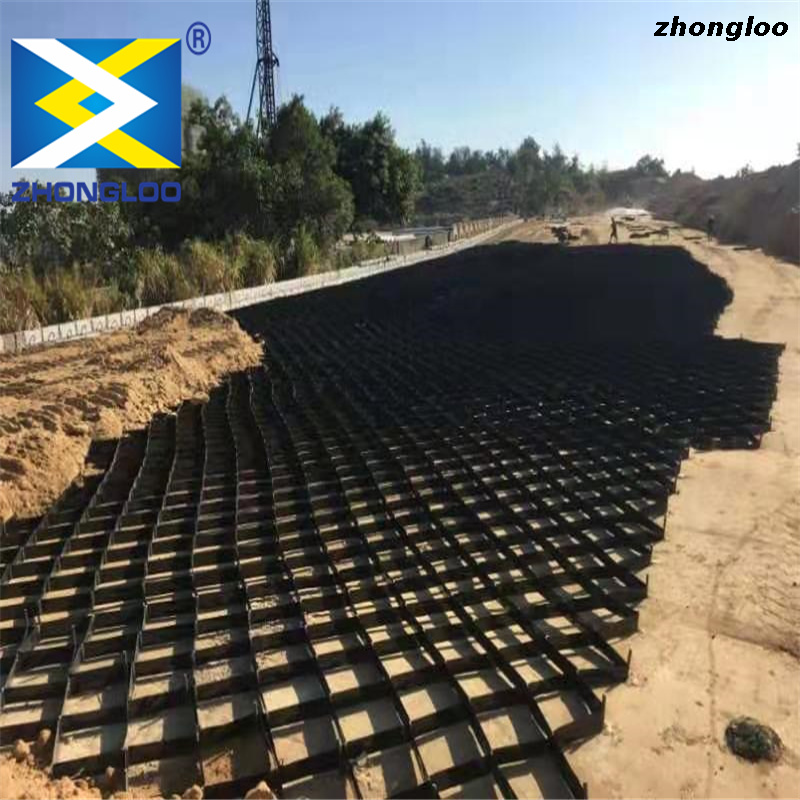 ASTM Standard HDPE Geocell Plastic Geo Cell Road Grid Gravel Honeycomb Gravel Driveway Price Geocell Ground Grid Paver