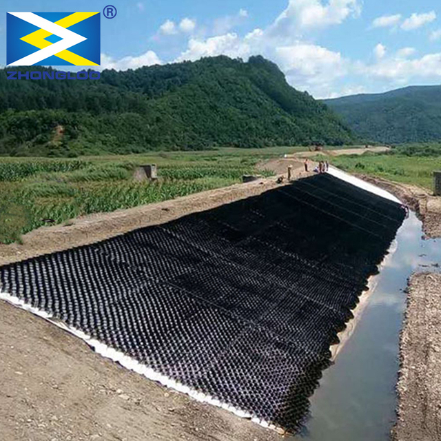 Plastic HDPE Geocell with Honeycomb Structure for Driveway, Slope, And Gravel Base Reinforcement – Multiple Height Specifications