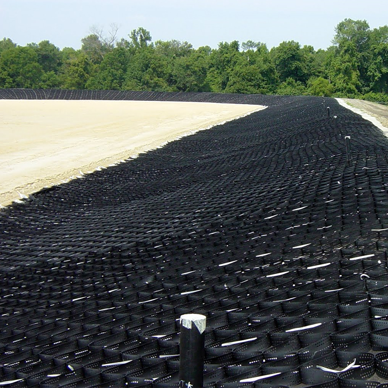 Plastic HDPE Geocell Honeycomb Driveway Gravel Slope Geocell Reinforcement for Road Geocel