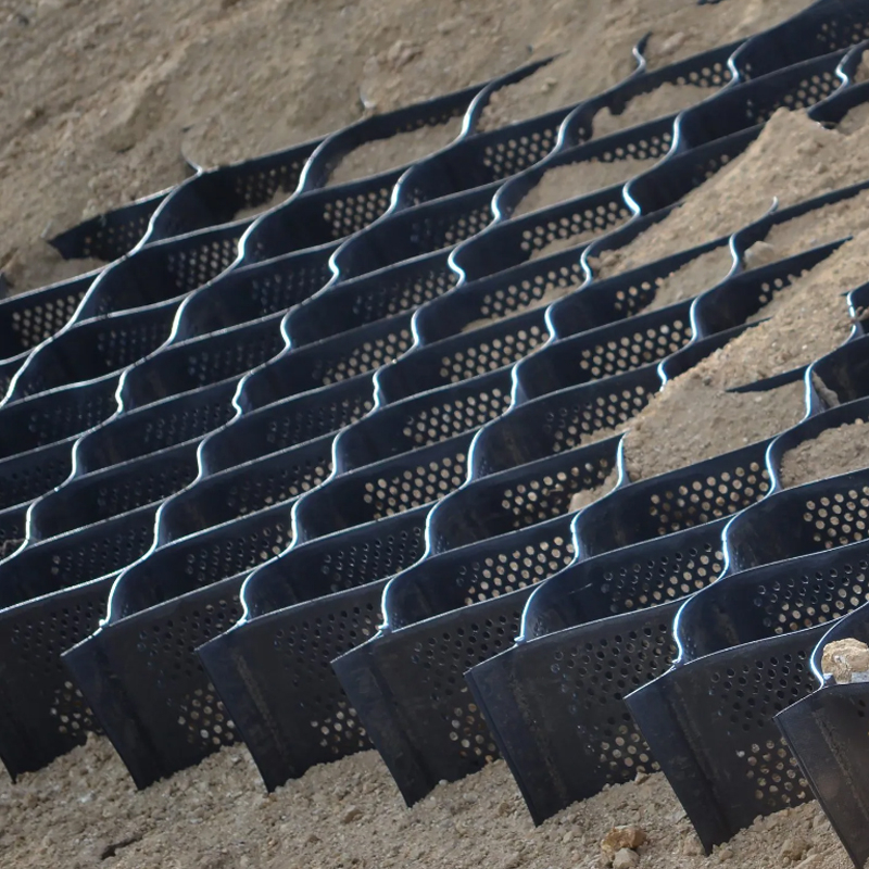 HDPE Geocell Honeycomb Plastic Grid for Driveway Gravel Reinforcement, Road Base Stabilization, And Slope Erosion Control