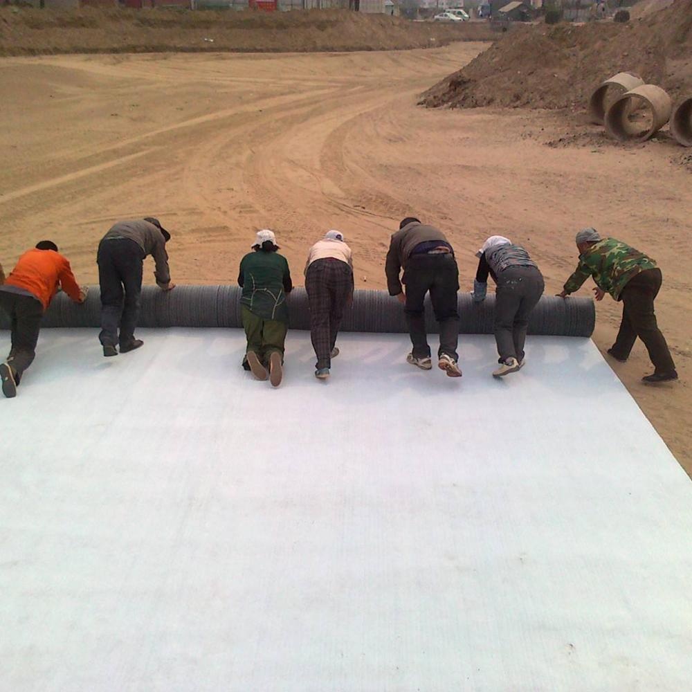 Industrial-Style Polyester Polypropylene NonWoven Geotextile Nonwoven Filter Fabric for Railway Maintenance PP Plastic Material