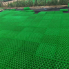 Flat Shape Interlocking HDPE Plastic Enhanced Grass Grid Parking Lot Lawn Gravel Grid