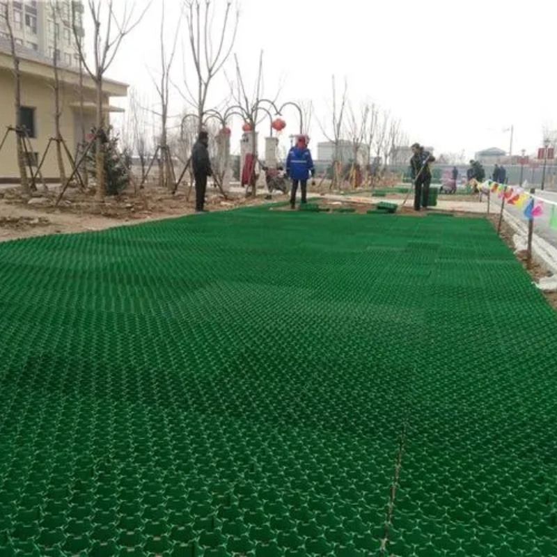 High Quality HDPE Material Grass Planting Grid Outdoor Park Garden Parking Lot Earthwork Engineering Greening Drainage Products