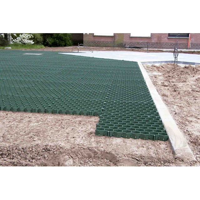 Heavy-Duty HDPE Plastic Grass Grid for Ground Reinforcement, Load Support, and Driveway Stabilization