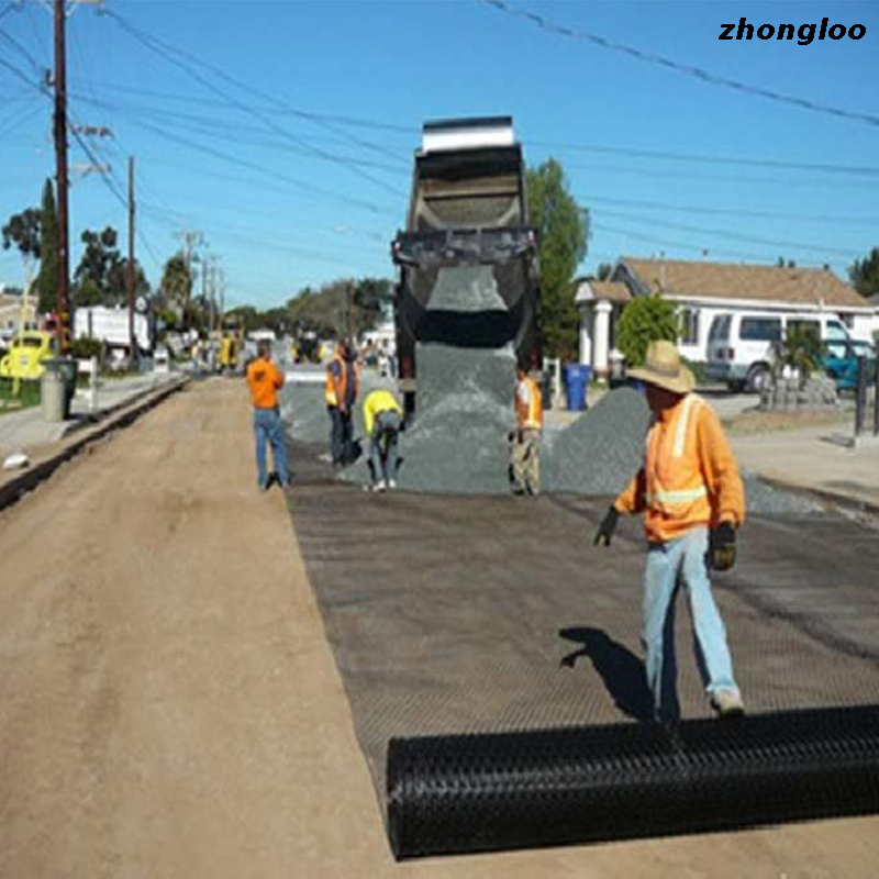 Plastic Geogrid For Weak Foundation Road 