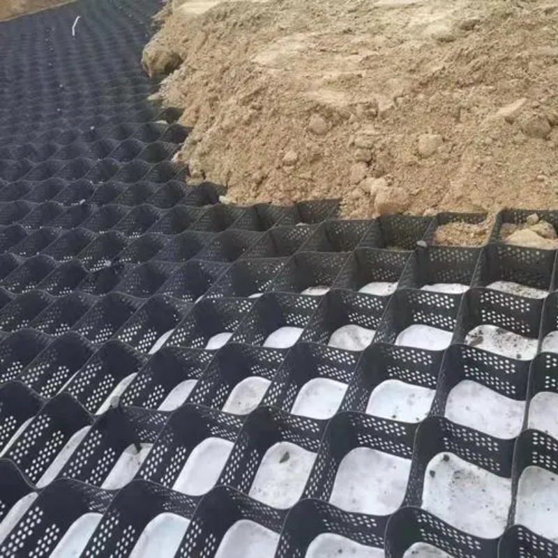 Cellular Confinement System Geocell Driveway Driveway Gravel Stabilizer Plastic Honeycomb Geo Cell for Slope Erosion Control Retaining Wall Gravel Paver Grid