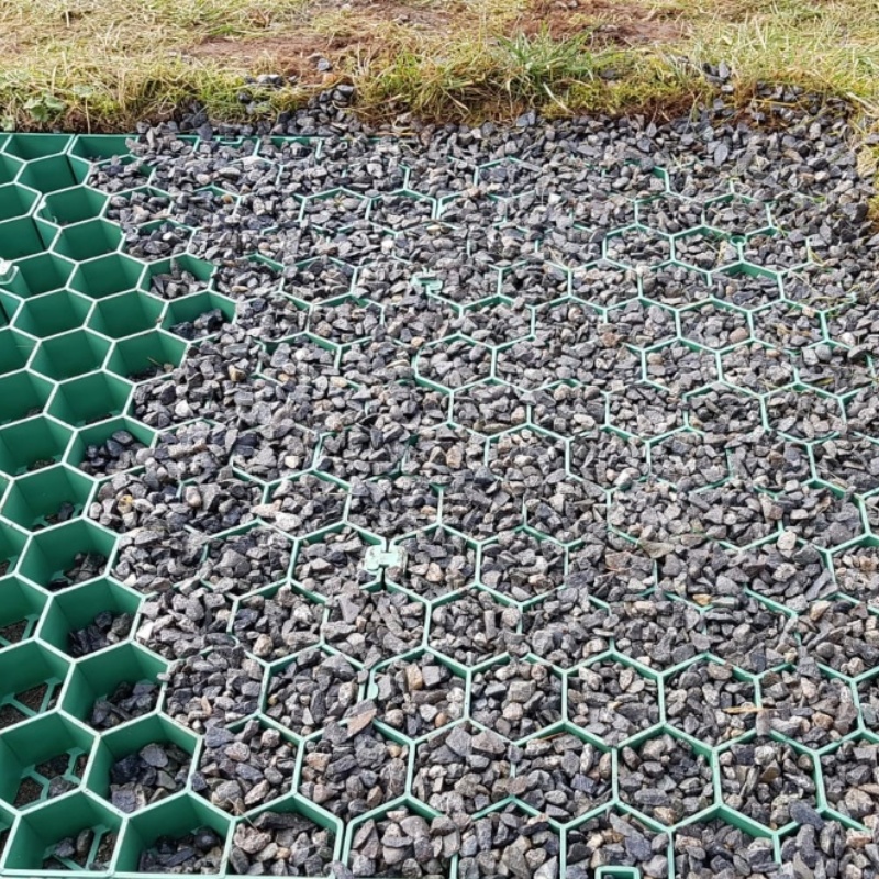 Grass Paver Mat Plastic Grass Lawn Gravel Paving Grid Driveway Gridding For Gravel Grass Grid