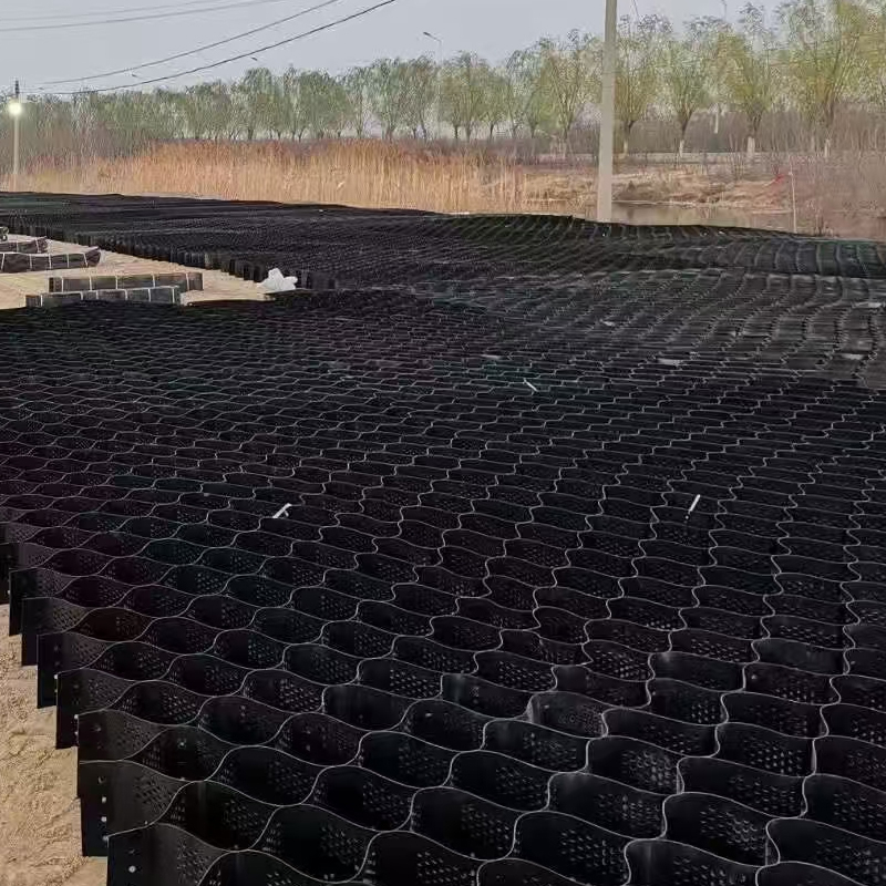 Factory Sale HDPE Geocell Geo Cell Road Grid Gravel Honeycomb Gravel Driveway Price Geocell Ground Grid Paver