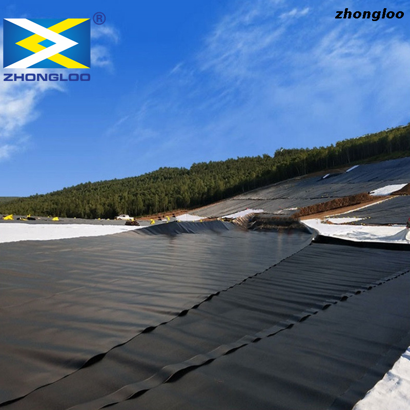 0.5mm 0.75mm 1mm Heavy Waterproof HDPE Geomembrane Pond Liner for Fish Shrimp Farm Price