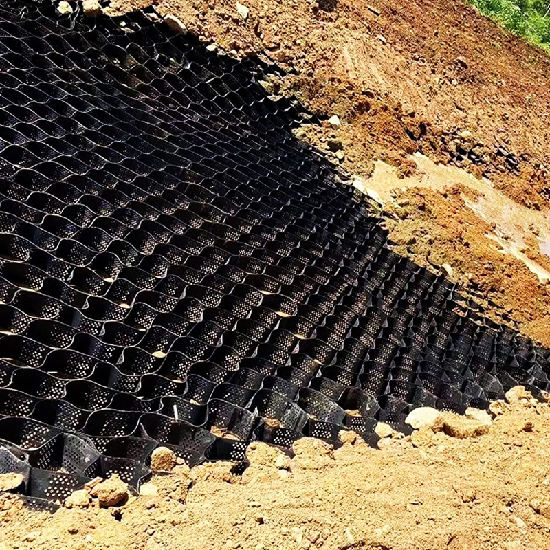 Plastic HDPE Geocell Honeycomb Driveway Gravel Slope Geocell Reinforcement for Road Geocel