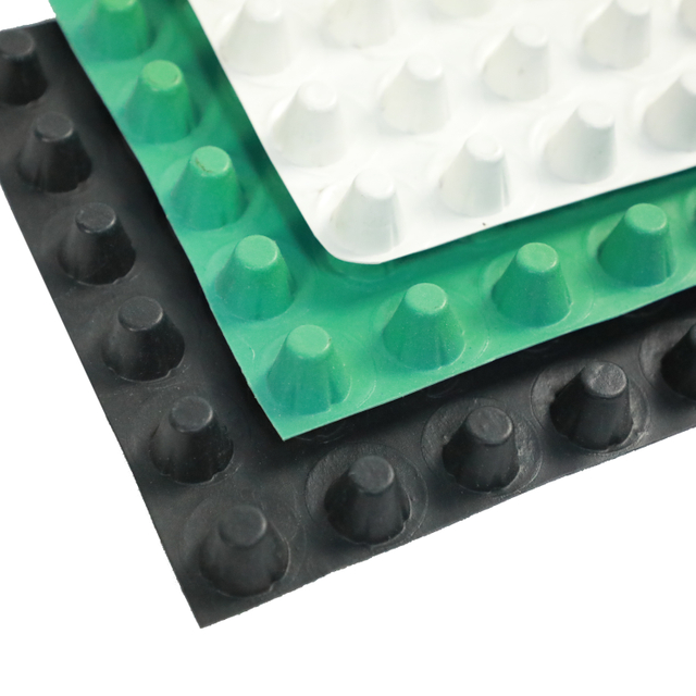 HDPE plastic drainage board for basement waterproofing