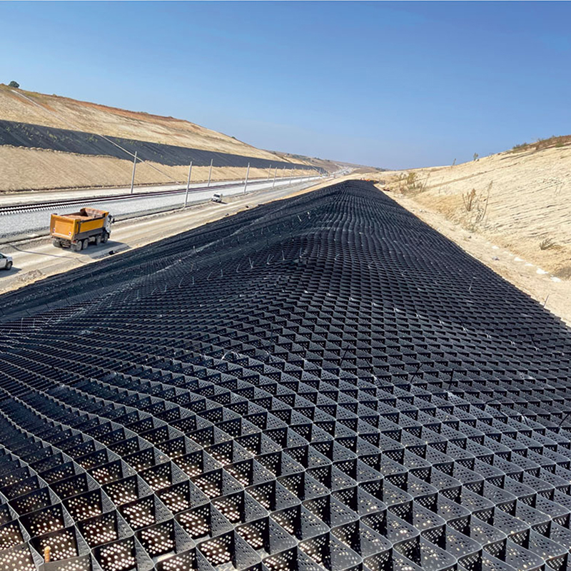 Plastic Hdpe Honeycomb Geocell Ground Grid Paver Stabilizer Driveway Factory Geocel Sale Price for Road Slope Protection